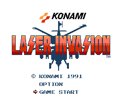 Laser Invasion title screenshot
